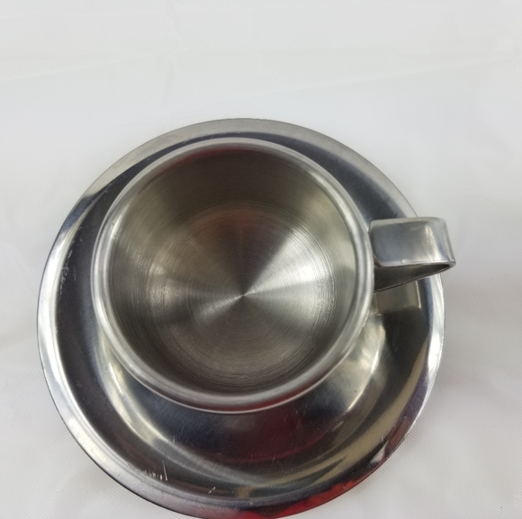 - Breville set of 2 Stainless cup and saucer - Picture 11 of 11
